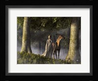 Elf And Buck Fine Art Print
