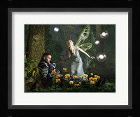 The Knight And The Faerie Fine Art Print