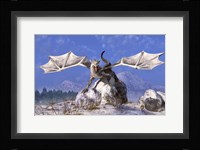 White Dragon Fine Art Print