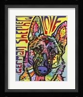 German Shepherd Love Fine Art Print