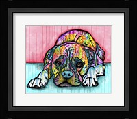 Lying Boxer Fine Art Print