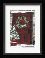 Red Door Framed Print