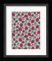 June Strawberries Framed Print