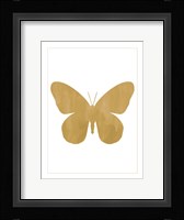 Gold Butterfly Framed Print
