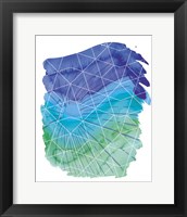 Geometric Water 1 Framed Print