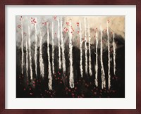 Little Red Birch Forest Fine Art Print