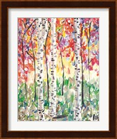 Colorful Birch Forest Fine Art Print