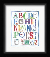 Baby Boy Alpha Framed Print