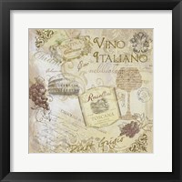 Italian Wine Framed Print
