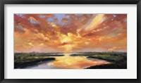 Sunset Reflection Framed Print
