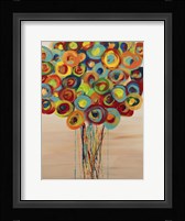 Abstract Flowers 5 Framed Print