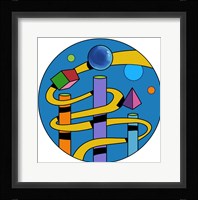 Yellow Ramp Circle Fine Art Print