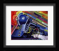 Pop Art Blue Train Fine Art Print