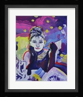 Audrey Hepburn Tiffanys Framed Print