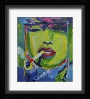 Madonna Smoking Fine Art Print