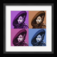Marlene Dietrich 4Up Framed Print