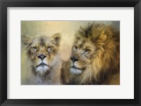 The Lion and His Lioness Fine Art Print