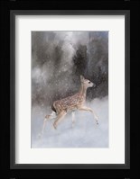 Braving Her First Snow Fine Art Print