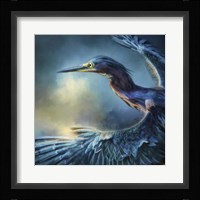Flight Of The Green Heron Fine Art Print