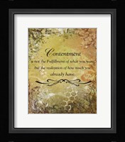 Contentment (earth theme) Fine Art Print