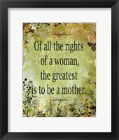 Mothers Framed Print