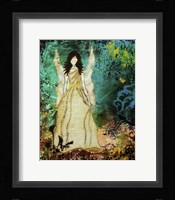 Angel In The Garden Fine Art Print