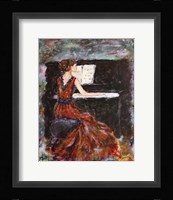Playing Chopin Fine Art Print