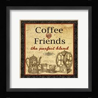 Coffee and Friends Framed Print