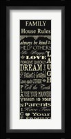 Family Rules Fine Art Print