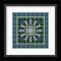 Plaid Snowflakes Fine Art Print