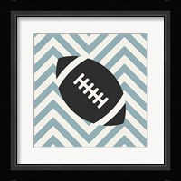 Eat Sleep Play Football - Blue Part I Fine Art Print