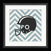 Eat Sleep Play Football - Blue Part III Fine Art Print