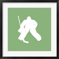 Hockey Player Silhouette - Part II Fine Art Print