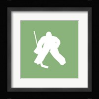 Hockey Player Silhouette - Part II Fine Art Print