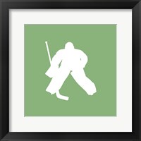 Hockey Player Silhouette - Part II Fine Art Print