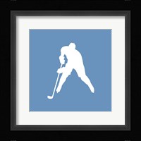 Hockey Player Silhouette - Part III Fine Art Print