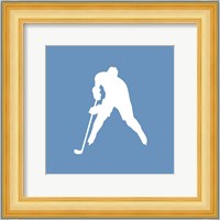 Hockey Player Silhouette - Part III Fine Art Print