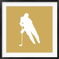 Hockey Player Silhouette - Part IV Fine Art Print