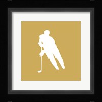 Hockey Player Silhouette - Part IV Fine Art Print