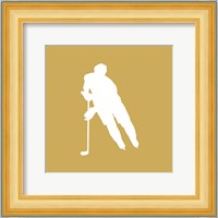 Hockey Player Silhouette - Part IV Fine Art Print