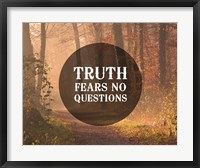 Truth Fears No Questions - Forest Fine Art Print