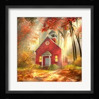 Little Red Schoolhouse Fine Art Print