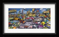 Bikes & Cars Fine Art Print