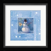Ice Box Snowman Fine Art Print