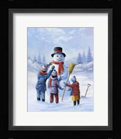 Snowman III Fine Art Print