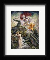 St. George And The Dragon Fine Art Print
