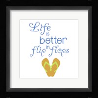 Better In Flip Flops Fine Art Print