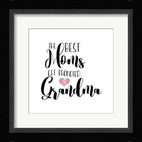 Promoted To Grandma Framed Print