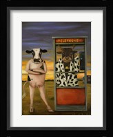 Cattle Call Framed Print
