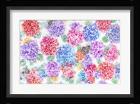 Festive Flower Patterns XI Framed Print
